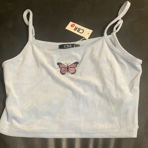 New with tags womens crop top and shorts set!! brand CBR